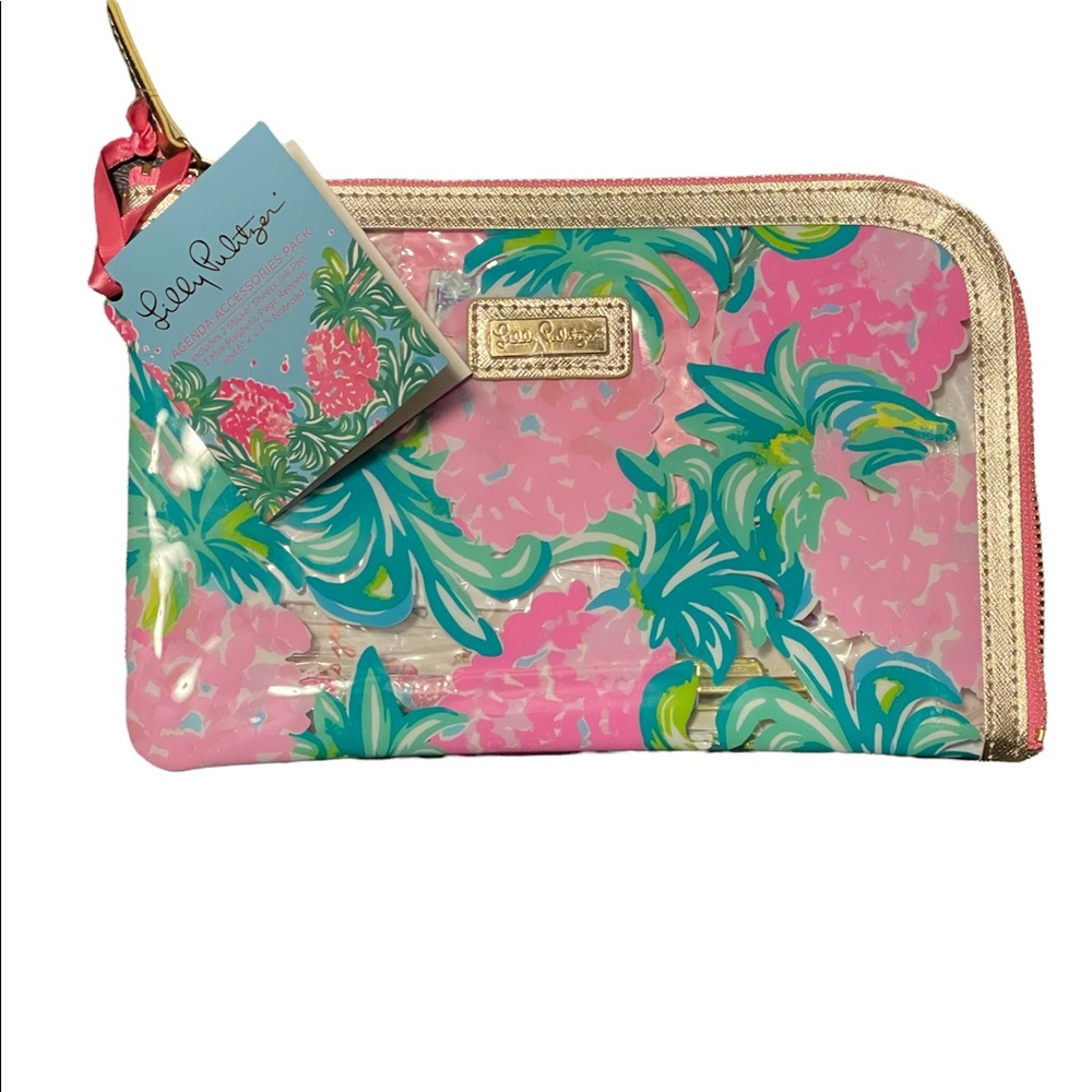 LILLY PULITZER Pencil Case with Planner Accessories, Agenda Pack